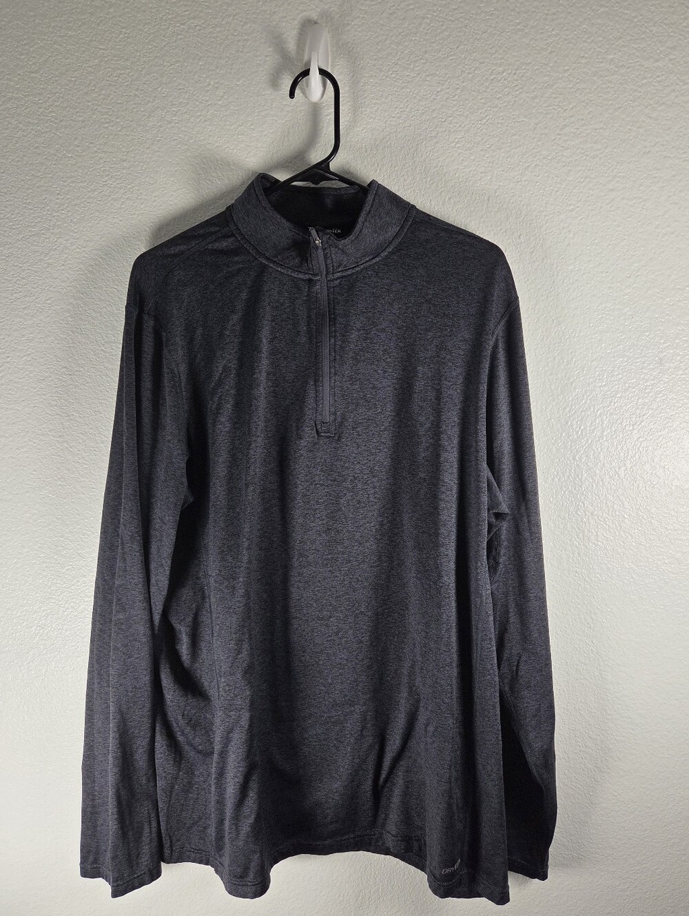 tek gear Dark Charcoal Heather Quarter-Zip Pullover